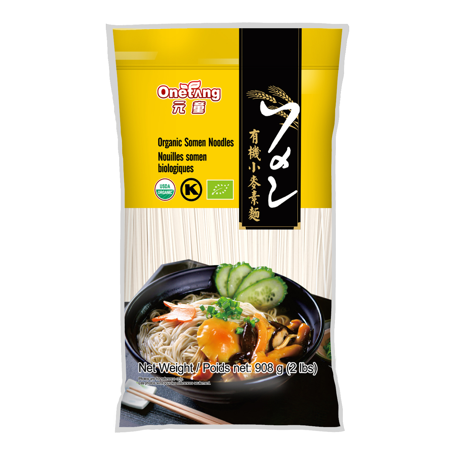 元童有机小麦素面-908g